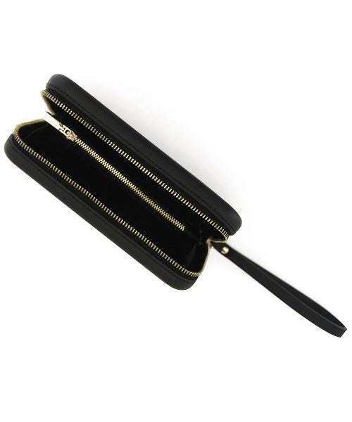 Fenn Collection Black Wallet Gold Zip & Wristlet Band