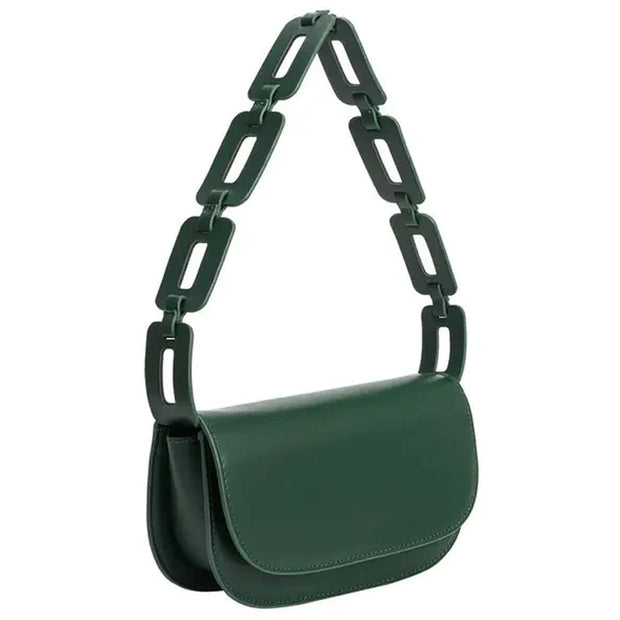 Inez Shoulder Bag in Green