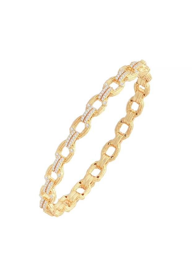 ANABEL ARAM Enchanted Forest Chain Hinged Bangle
