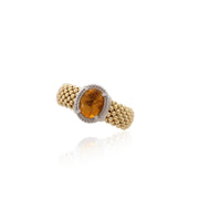 MARCELLO PANE Beaded Citrine Ring