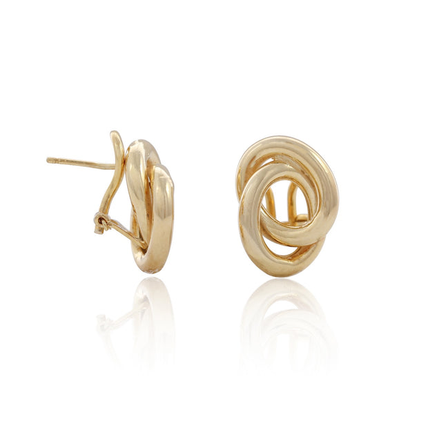 MARCELLO PANE Knot Look Studs