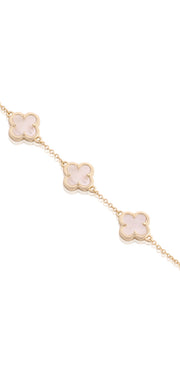 Sweet Four Small Clover Bracelet in Yellow Gold