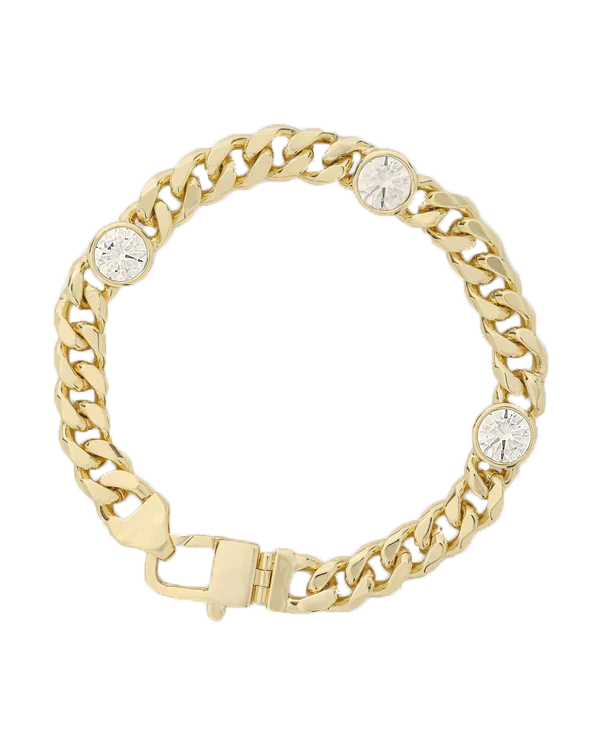 MELINDA MARIA Julian Triple CZ Bracelet