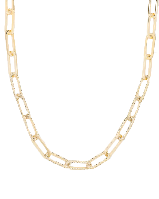 MELINDA MARIA Carrie Pavé Chain Necklace