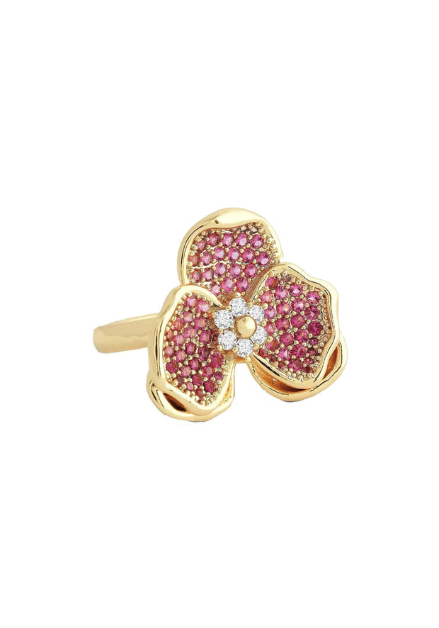 ANABEL ARAM Orchid Pave Ring