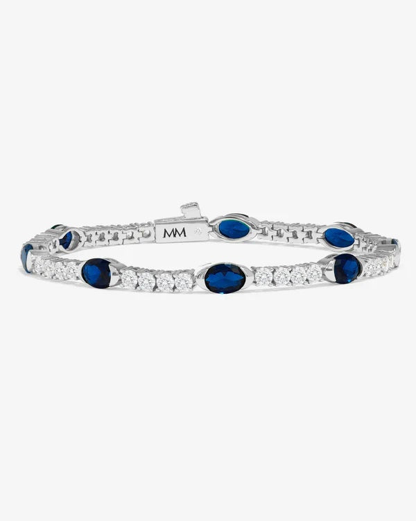 The Maven Tennis Bracelet in Sapphire
