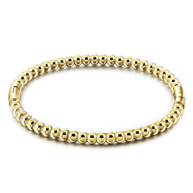 Gold Ball Teen Bangle