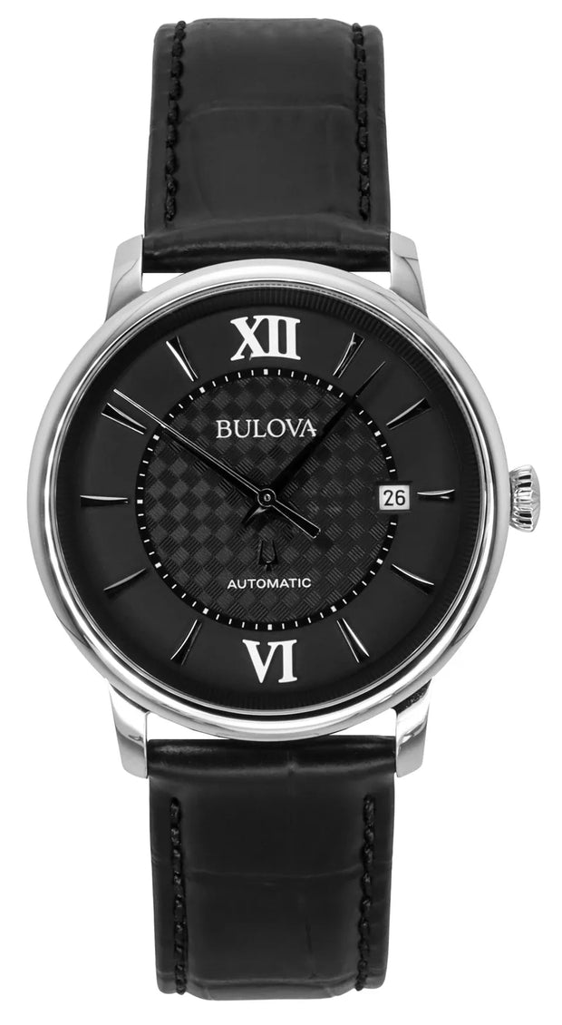 Bulova Hudson Automatic Watch in Black