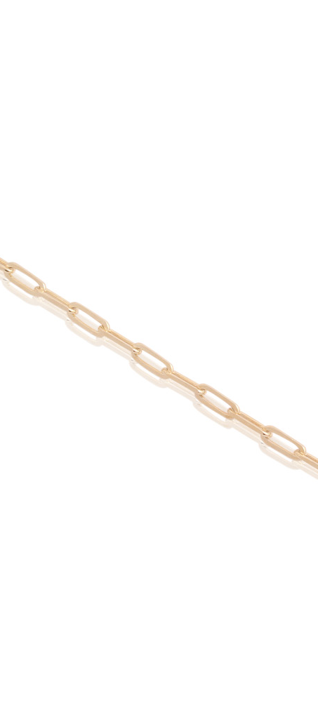 10mm Paperclip Link Paperclip Bracelet in Yellow Gold