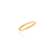 Armor Stack Ring in Yellow Gold