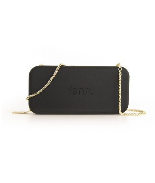 Fenn Collection Black Wallet Gold Zip & Chain
