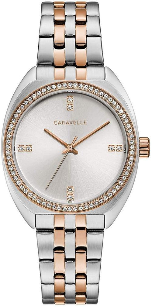 Caravelle Retro Two-Tone Dress 32Mm Watch