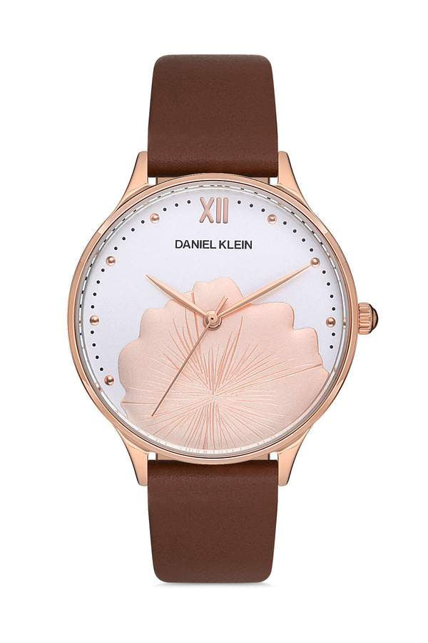 DK Trendy Flower Watch in Light Brown