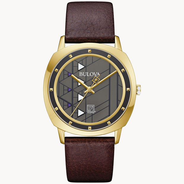 BULOVA HOLLYHOCK HOUSE Watch in Brown Leather