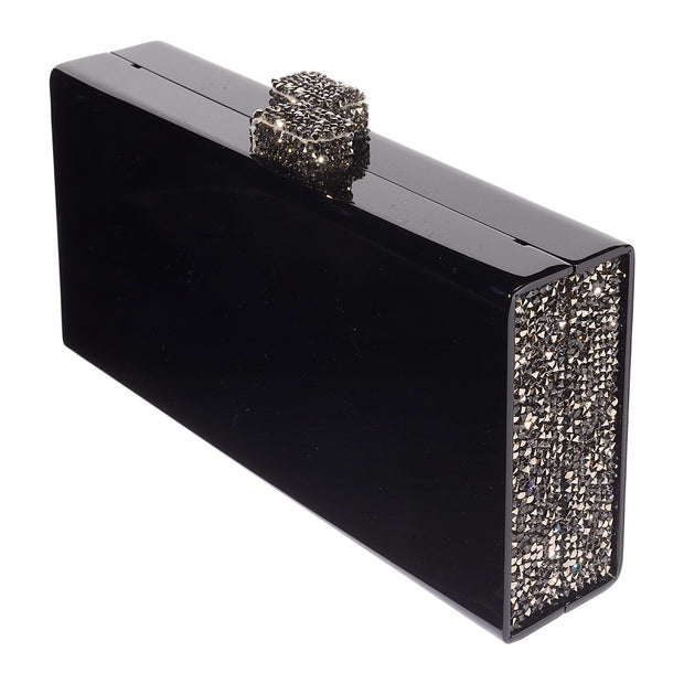 The Perfect Box Evening Bag in Black
