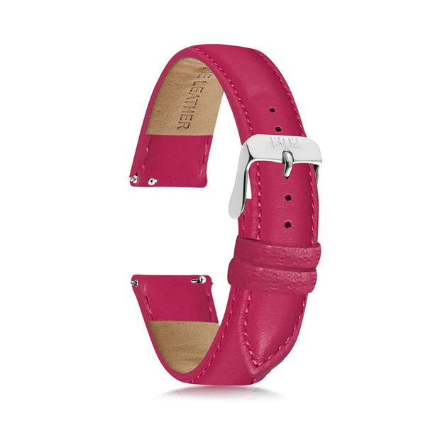 1302 Stitched Watch Band in Hot Pink