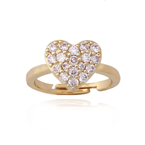 Baby CZ Heart Ring