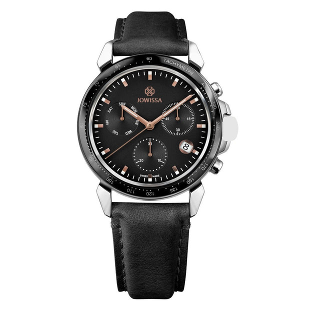JOWISSA Lewy9 Chronograph Black & Rose Watch