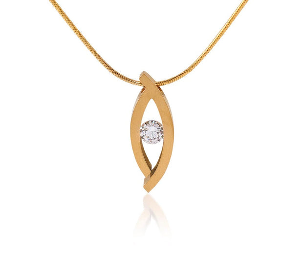 B.Tiff 18K Gold Plated Deziras Pendant