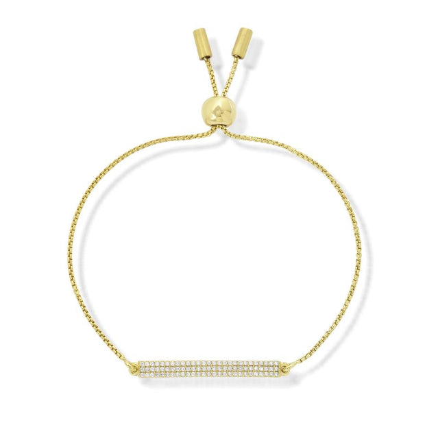 Dean Davidson Pave Bar Bracelet In Yellow Gold
