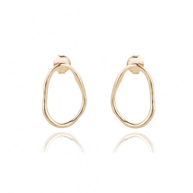 Atelier Mon Gold Open Circle Earrings