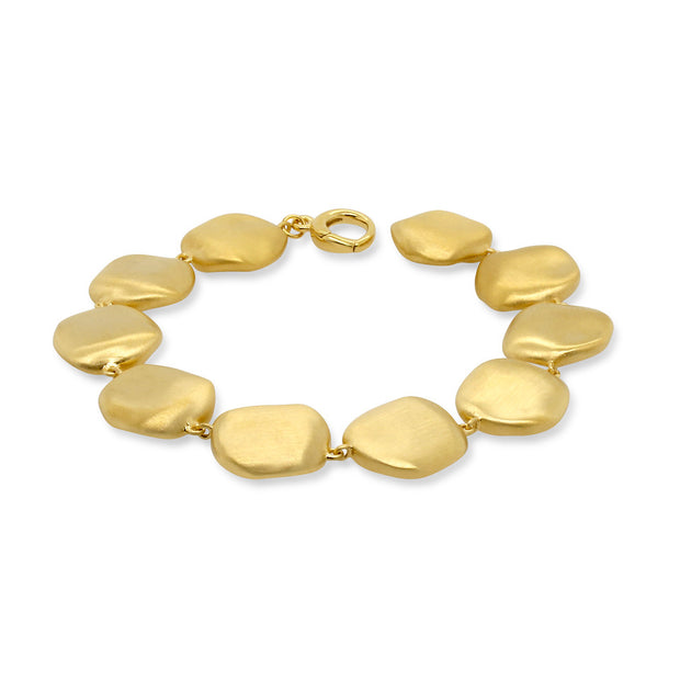 Dean Davidson Organic Pebble Bracelet In Yellow Gold