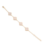 Sweet Four Small Clover Bracelet in Yellow Gold