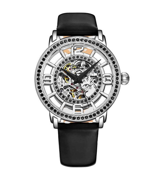 STUHRLING Automatic Winchester Watch in Black